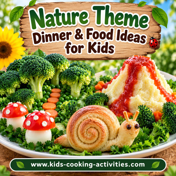 Nature theme food ideas for kids