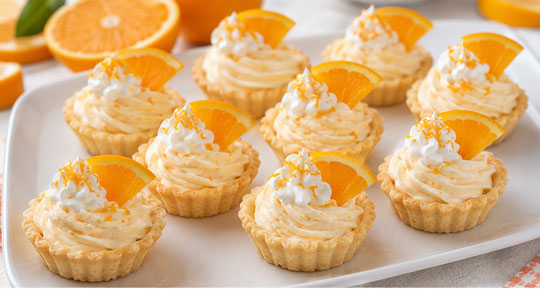 orange tart pies