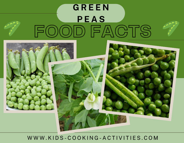 green peas in a pod for food facts
