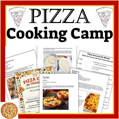 Pizza cooking camp printable