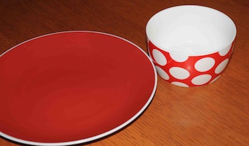 plate bowl set