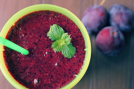 plum smoothie