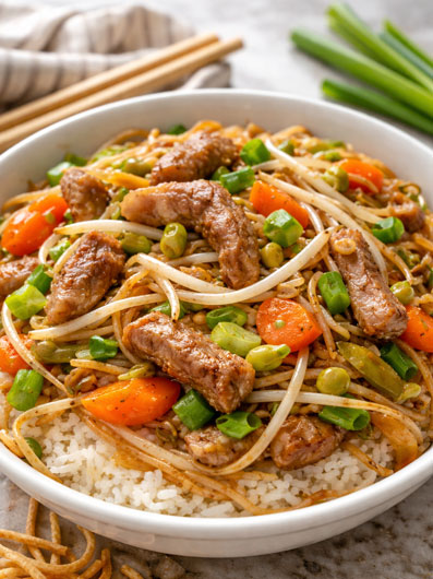 pork chow mein - chgt