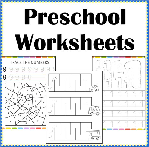 preschool worksheets