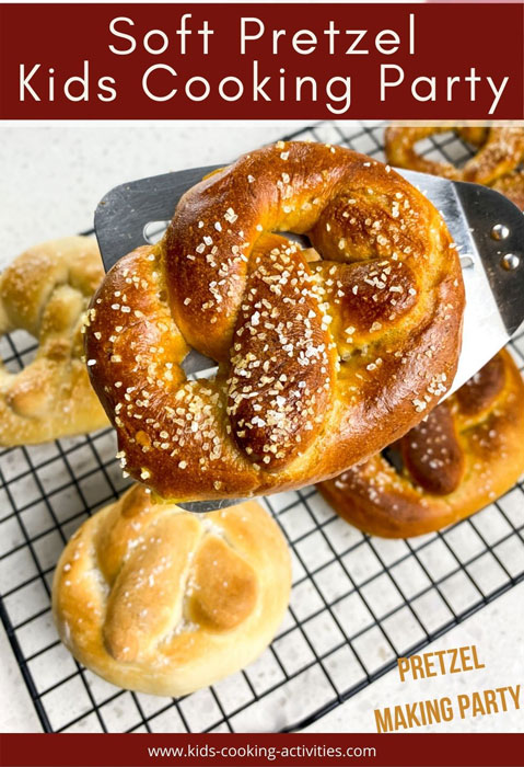 pretzel kids cooking party