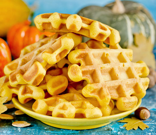 Pumpkin waffles