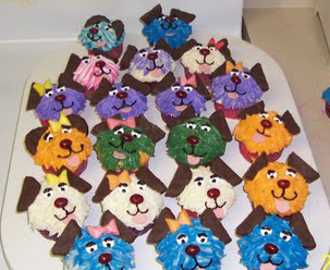 puppy cupcakes