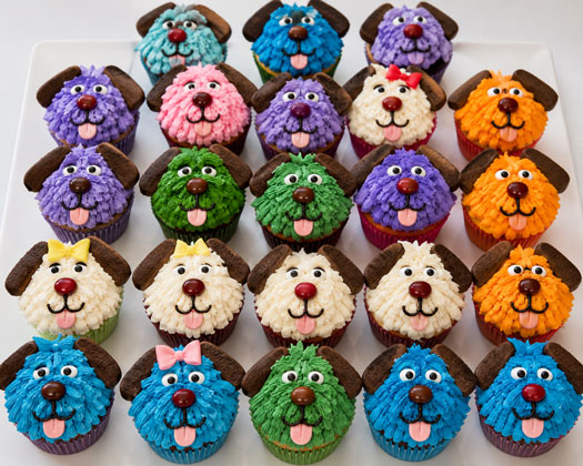 Puppy dog cupcakes