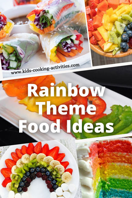 rainbow party food