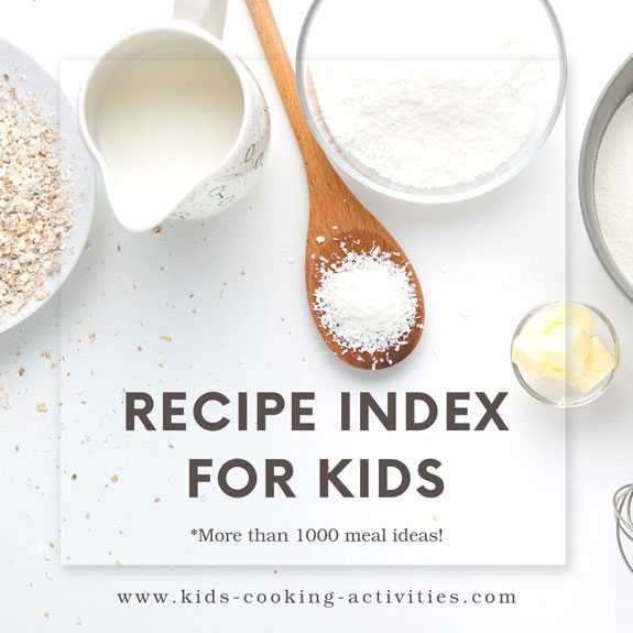 Kids recipe index
