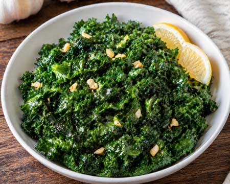 Kale sauteed