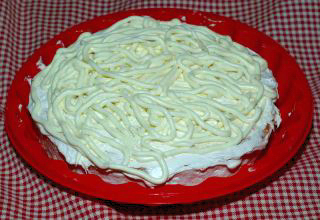 noodles spaghetti cake