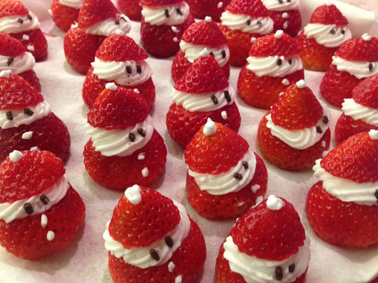 Strawberry Santas