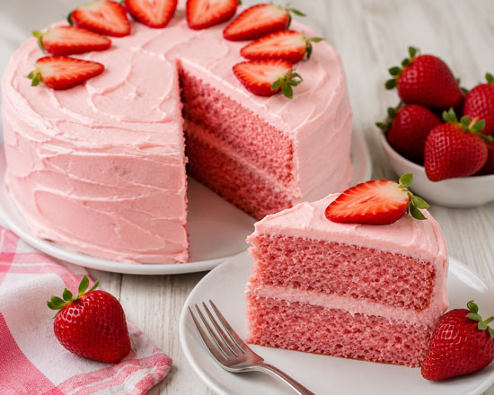 Strawberry cake