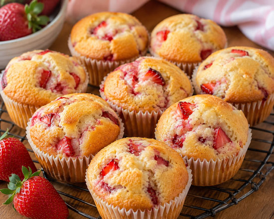 Strawberry Muffins