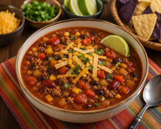 Easy taco soup