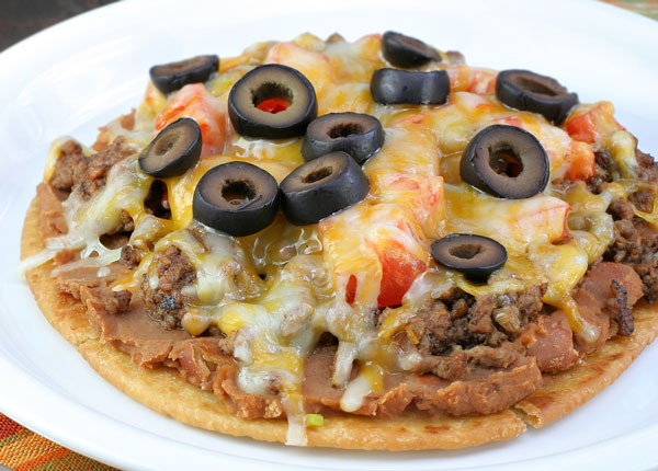 mexican taco pizza