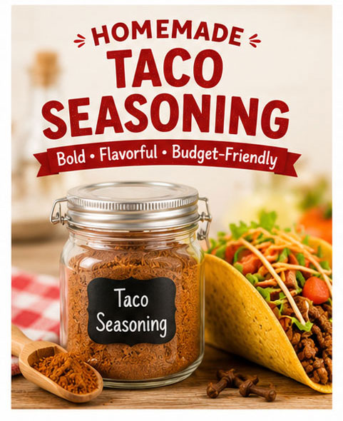 Homemade taco seasoning