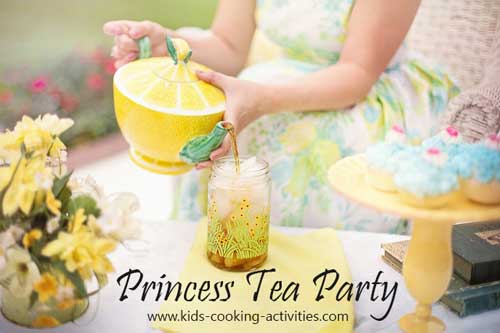 princess tea party ideas
