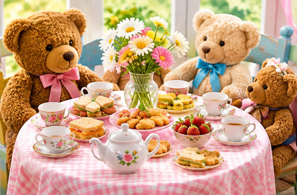 Teddy Bear Tea Table