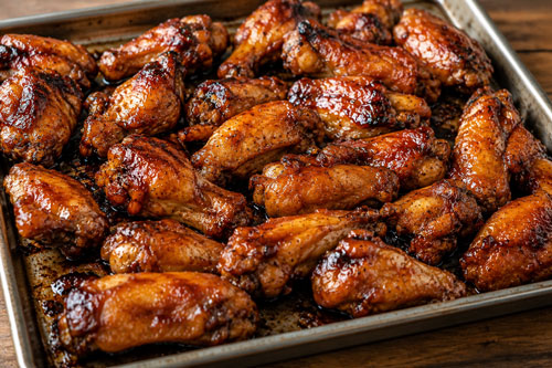 Dinosaur chicken wings