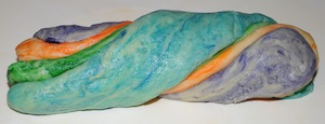 tie dye dough