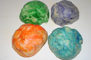 tie dye dough