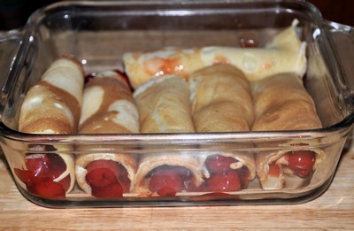cherry crepes