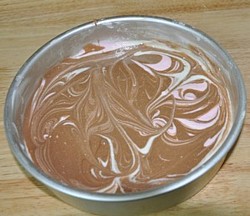 swirled marble cake