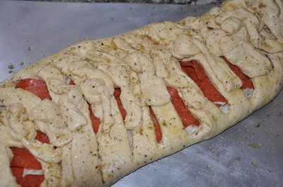 pizza braid