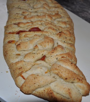 pizza braid