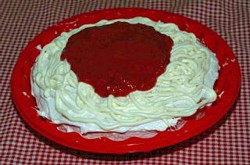 spaghetti cake