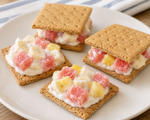 Fruit s'mores