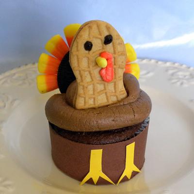 turkey cupcake