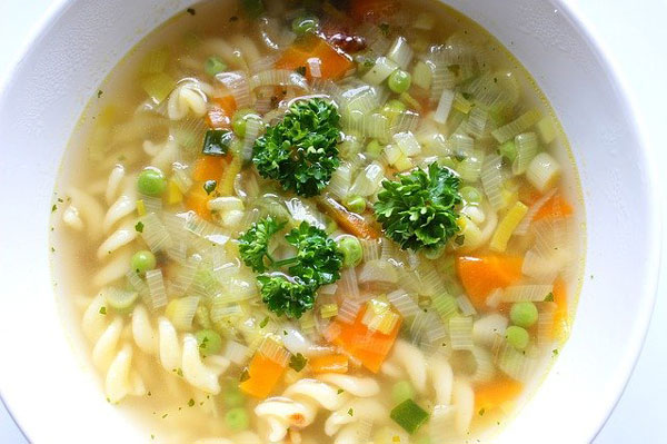 vegetable noodle soup