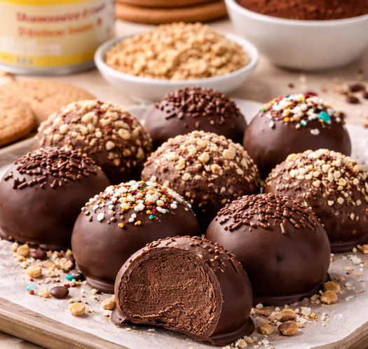3 ingredient chocolate truffles CHGT