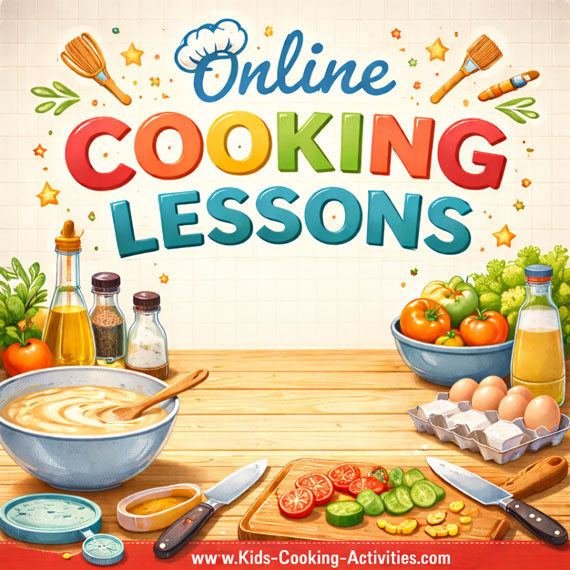 50 online cooking lessons for kids and beginners