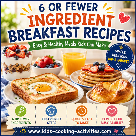 6 or fewer ingredient breakfast recipes
