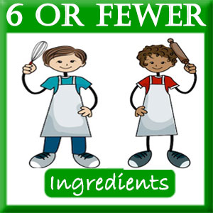6 or fewer ingredients
