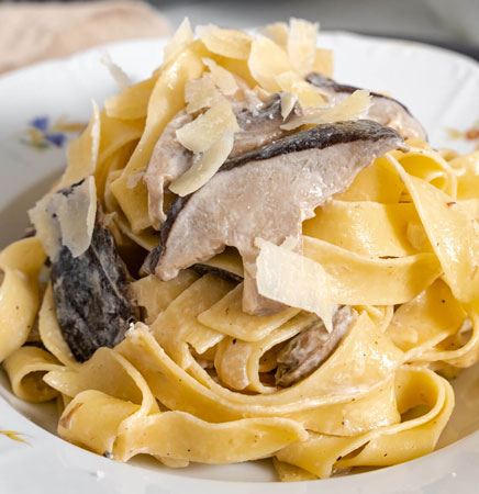 alfredo with mushrooms