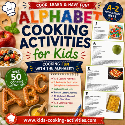 Cooking With the Alphabet book for kids