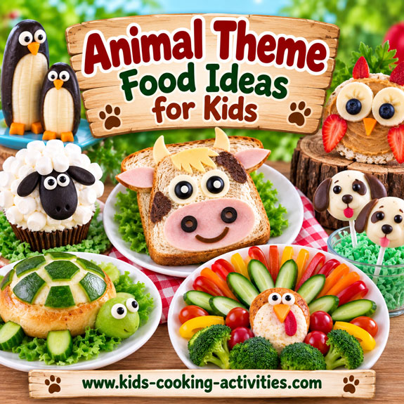 Animal theme food ideas for kids