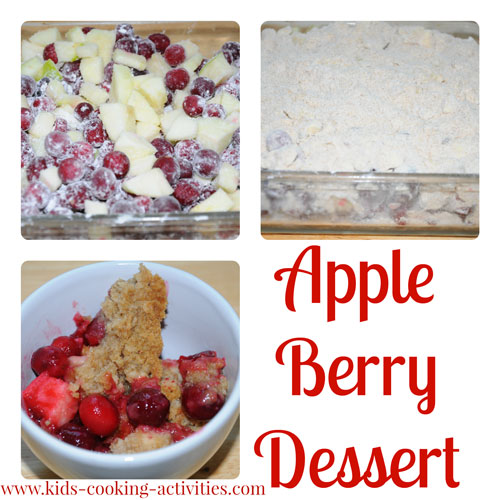 apple berry dessert