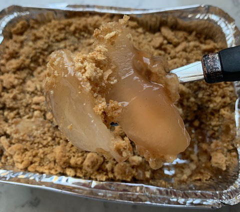 apple crisp campfire