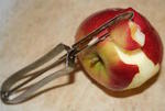 peeling  apple