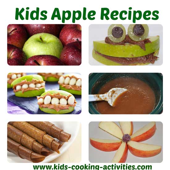 apple recipes collage