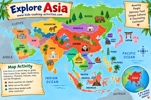 Asian map