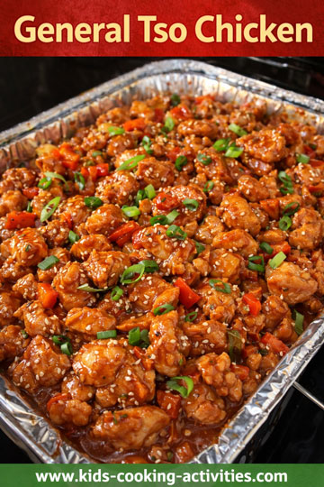 baked general tso chicken - KCA