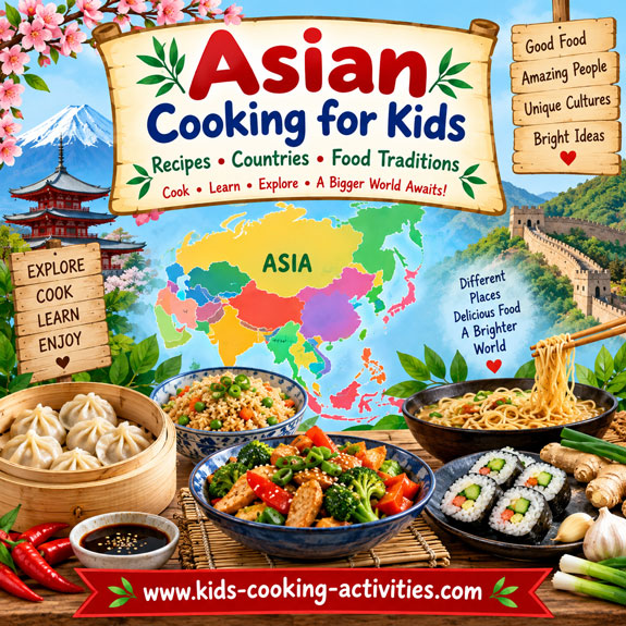 Asian cooking recipes for kids
