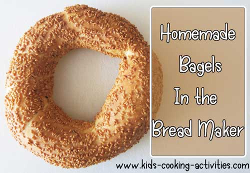 bread maker bagels